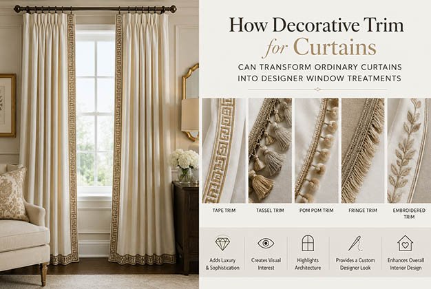 Decorative Trim for Curtains