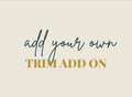 ADD ON- client sends us trim tape ribbon- labor only-drapery-window treatment