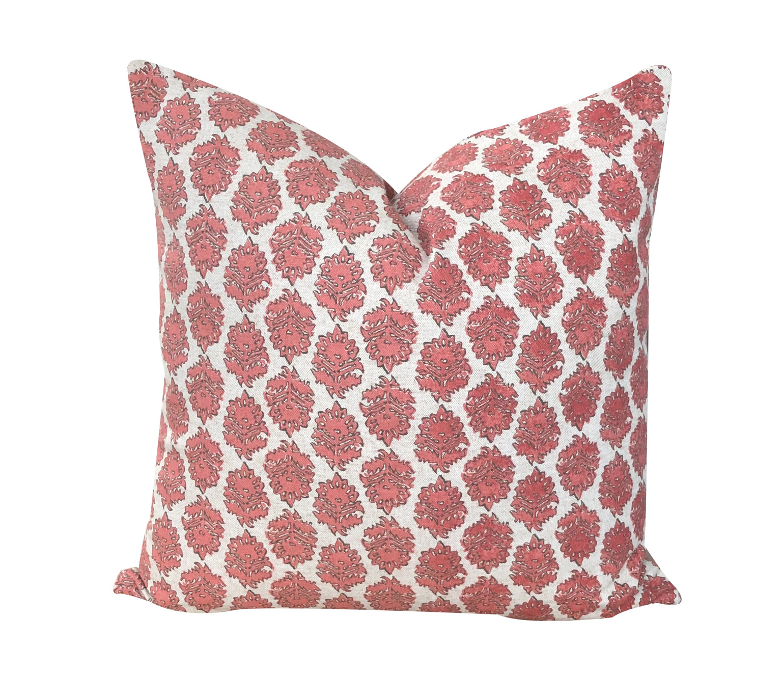 Lacefield Coral Pillow Covers — 24" × 24”
