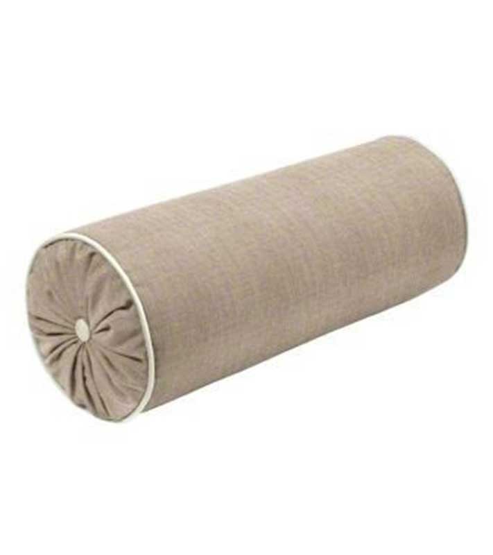 Bolster designer Belgian linen flax beige white Pillow Cover All Size shirred Available cushion button tufted side lumbar piping throw welt
