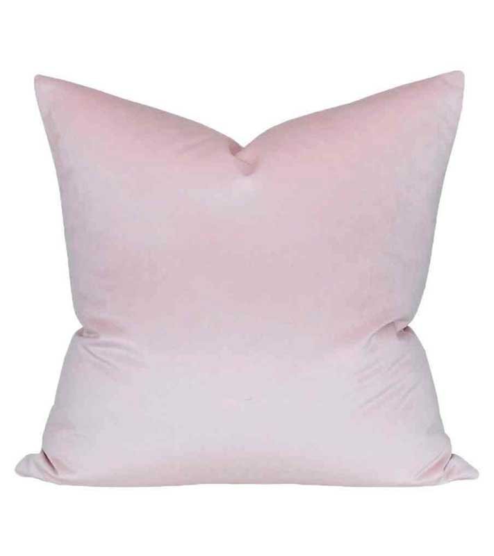 Light Blush Pink Designer Velvet Pillow Cover decorative  All Size Available 16" 18" 20"