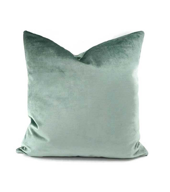 Seafoam Green Designer Velvet Pillow Cover decorative  All Size Available 16" 18" 20"