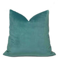 Copper Robert Allen seafoam Designer Velvet Pillow Cover decorative  All Size Available 16" 18" 20" blue green