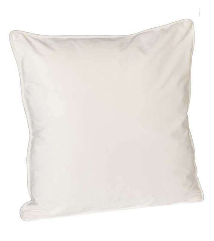 Cream Designer Velvet Pillow Cover decorative  All Size Available 16" 18" 20"