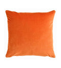 Designer Luxury Velvet Pillow Cover All Size Orange 16" 18" 20" All Sizes lumbar square