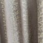 Designer Fabric Embroidered Coral Reef Taupe Linen Panel Window treatment drapery