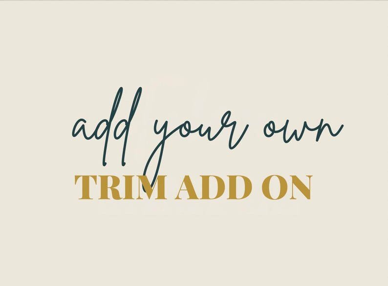 ADD ON- client sends us trim tape ribbon- labor only-drapery-window treatment