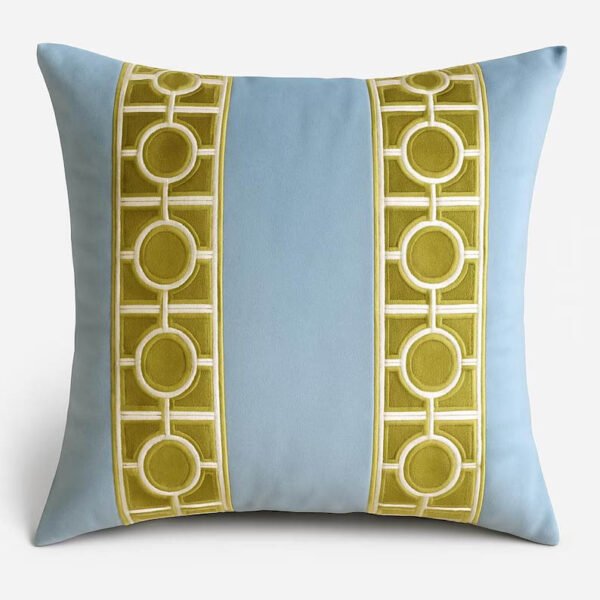 Designer Pillow cover trim citrine lime trim tape velvet Cover light blue lumbar bolster throw custom Piping high end decorative Designer Pillow cover trim citrine lime trim tape velvet Cover light blue lumbar bolster throw custom Piping high end decorative