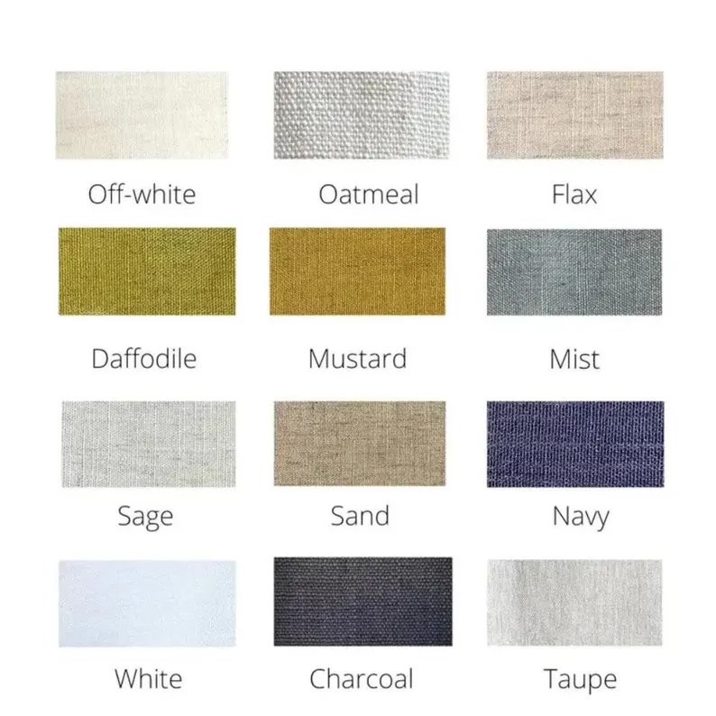 Linen Pinch Pleat drapes with trim tape many fabric colors curtains French pleated Zebra Kelly Green trimming lining blackout privacy avail1