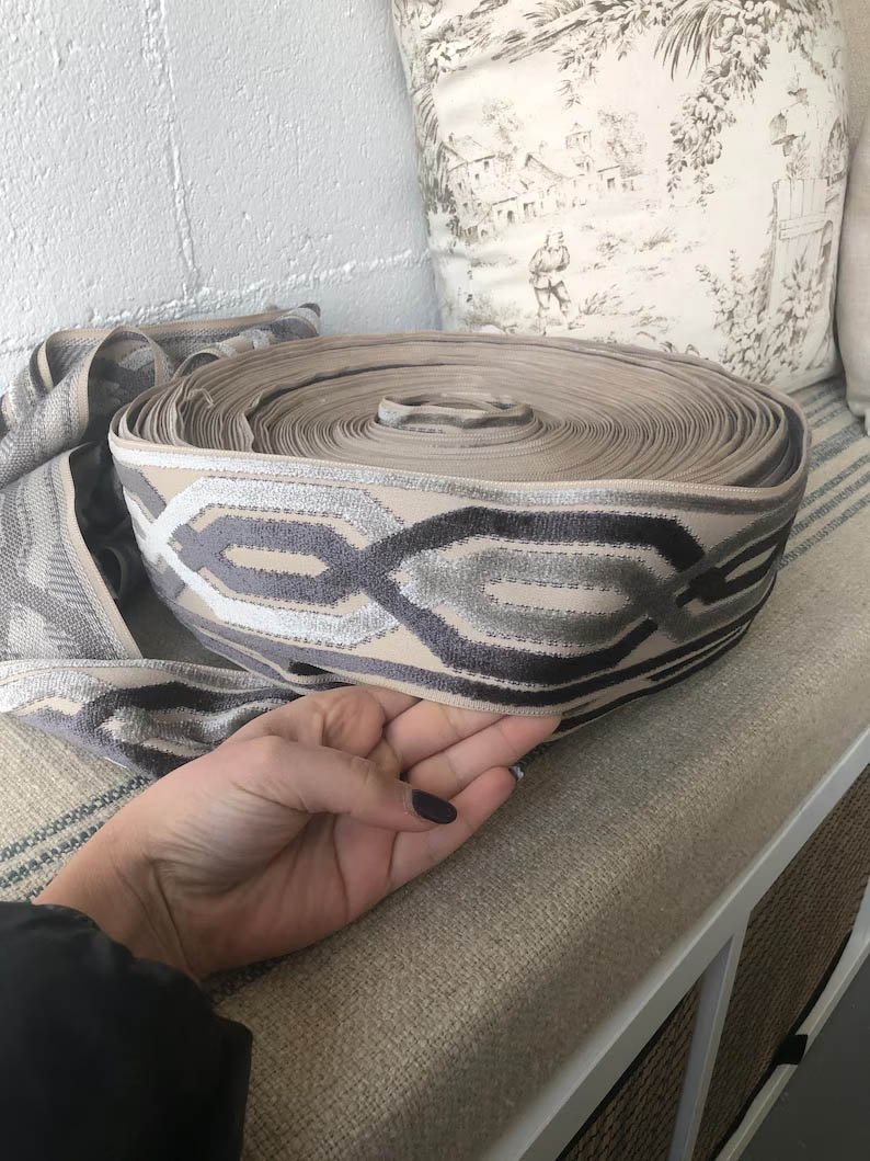 Linen rectangular Tableskirt console trim tape ribbon fabric colors off white flax lining custom sizes tablecloth box pleat navy3