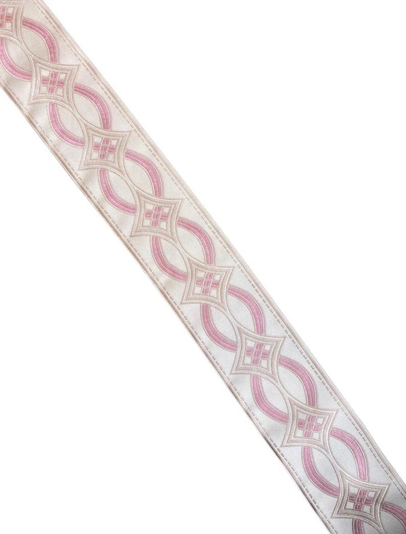 Linen Pinch Pleat drapes with trim tape many fabric colors curtains French pleated floral light blue trimming lining blackout privacy available5