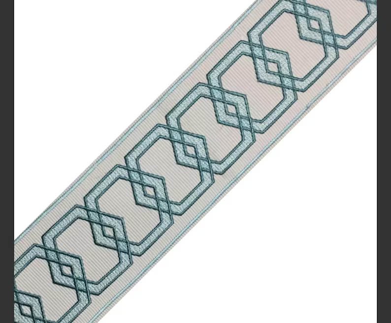 Linen Pinch Pleat drapes with trim tape many fabric colors curtains French pleated fretwork Hex fret trimming lining blackout privacy available3